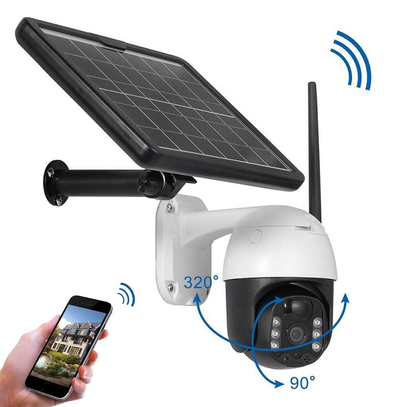 Ptz Security Wifi Ip Camera Outdoor Hd 1080p Solar Power Wireless Cctv Camera Two Way Speak Night Vision Billiesmart