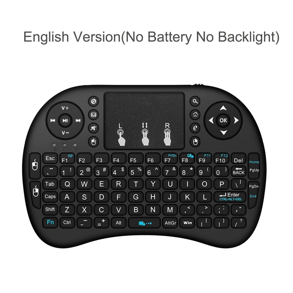 Wechip i8 Russian English Version 2.4GHz Wireless Keyboard Air Mouse