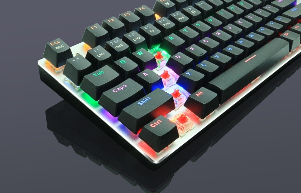Metoo Gaming Mechanical Keyboard Game Anti-ghosting Russian/US Blue Black Red Switch Backlit USB Wired Keyboard For pro Gamer Metoo Gaming Mechanical Keyboard Game Anti-ghosting Russian/US Blue Black Red Switch Backlit USB Wired Keyboard For pro Gamer