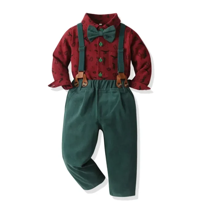 Boys Gentleman Formal Shirt & Pants Set for Kids