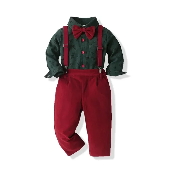 Boys Gentleman Formal Shirt & Pants Set for Kids