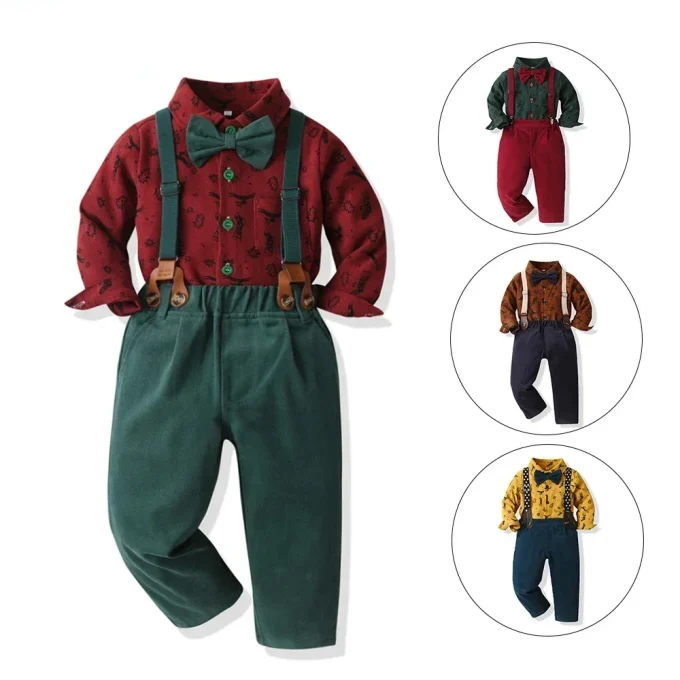 Boys Gentleman Formal Shirt & Pants Set for Kids