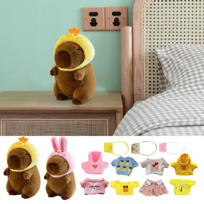 CKawaii Transforming Capybara Plush Doll