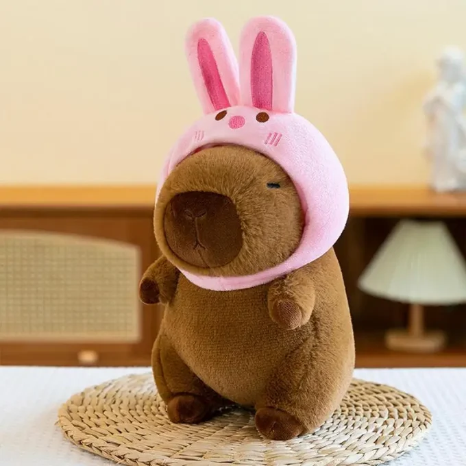 CKawaii Transforming Capybara Plush Doll