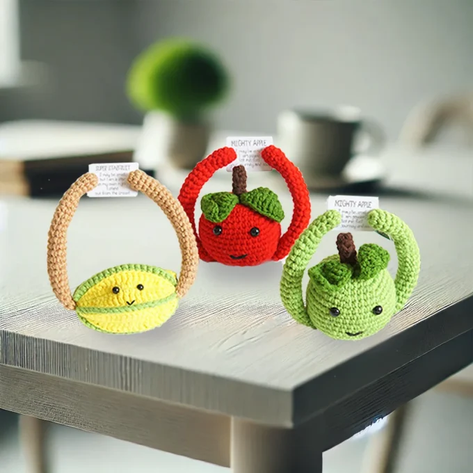 Handmade Crochet Fruit Toy Set