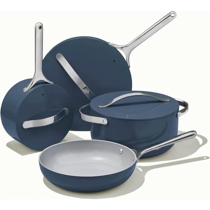 12-Piece Nonstick Ceramic Cookware Set – Oven & All Stovetop Compatible