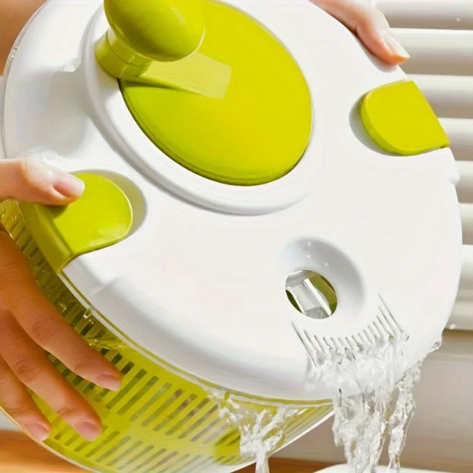 Salad Spinner – Manual Vegetable & Fruit Washer & Dryer