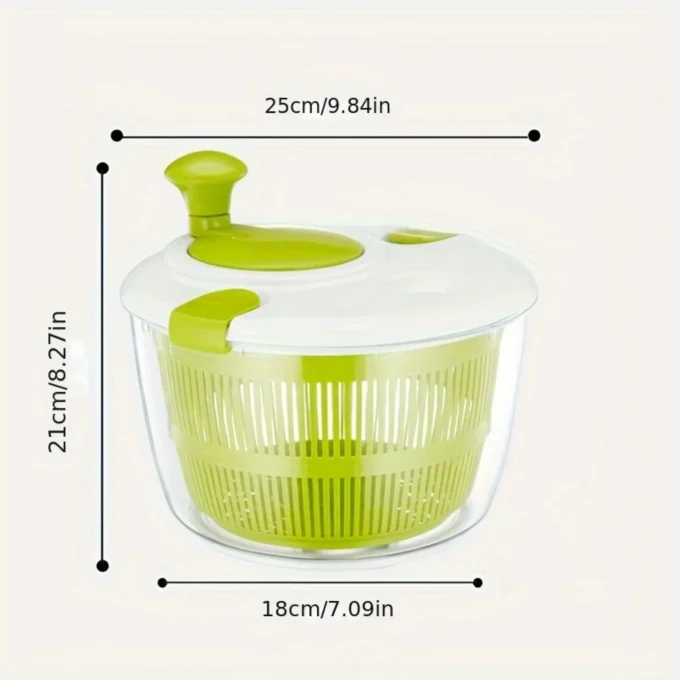 Salad Spinner – Manual Vegetable & Fruit Washer & Dryer