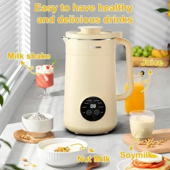 Electric Bean & Nut Milk Maker, 34oz Juicer, Kitchen Appliance, Holiday Gift