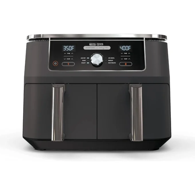 10-Quart Dual-Basket Air Fryer, 6-in-1