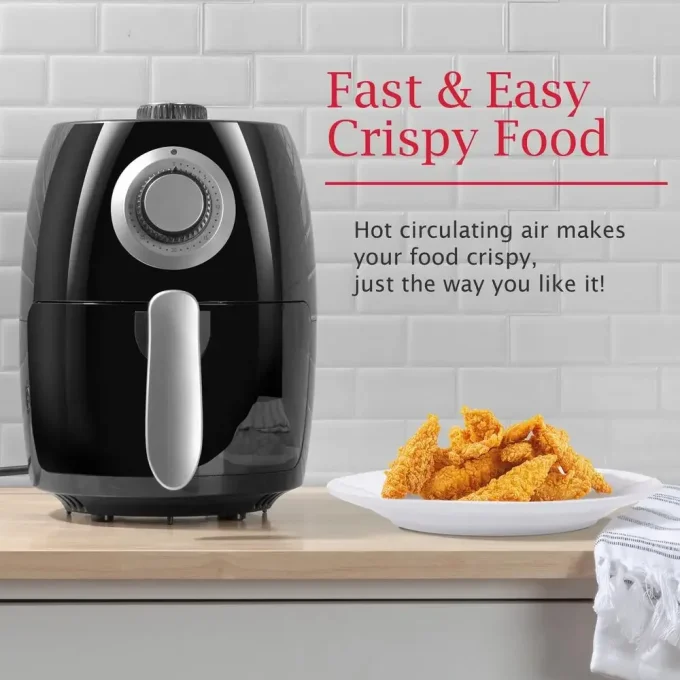 2.3-Quart Compact Air Fryer – Healthy & Versatile Cooking