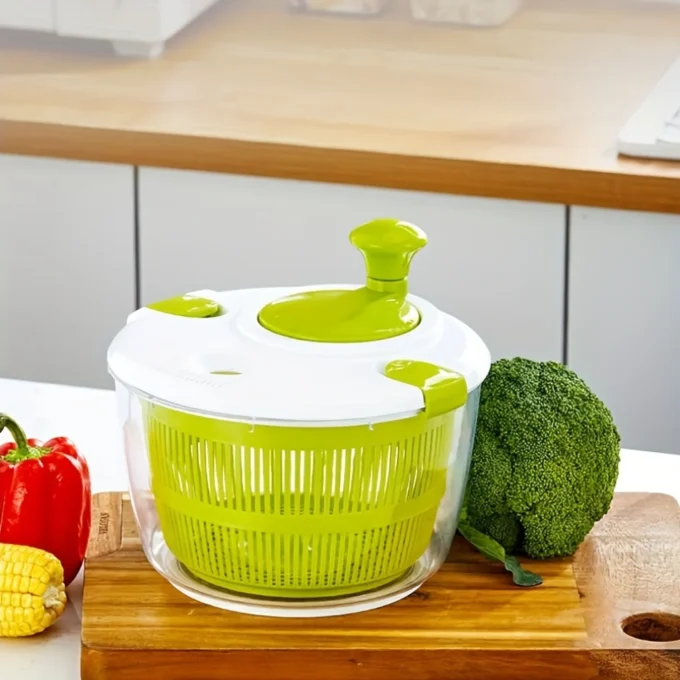 Salad Spinner – Manual Vegetable & Fruit Washer & Dryer