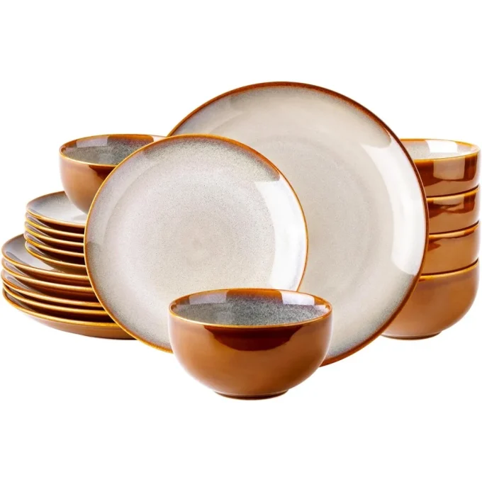 18-Piece Ceramic Dinnerware Set