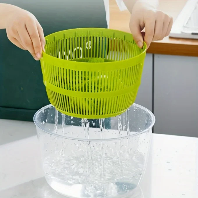 Salad Spinner – Manual Vegetable & Fruit Washer & Dryer