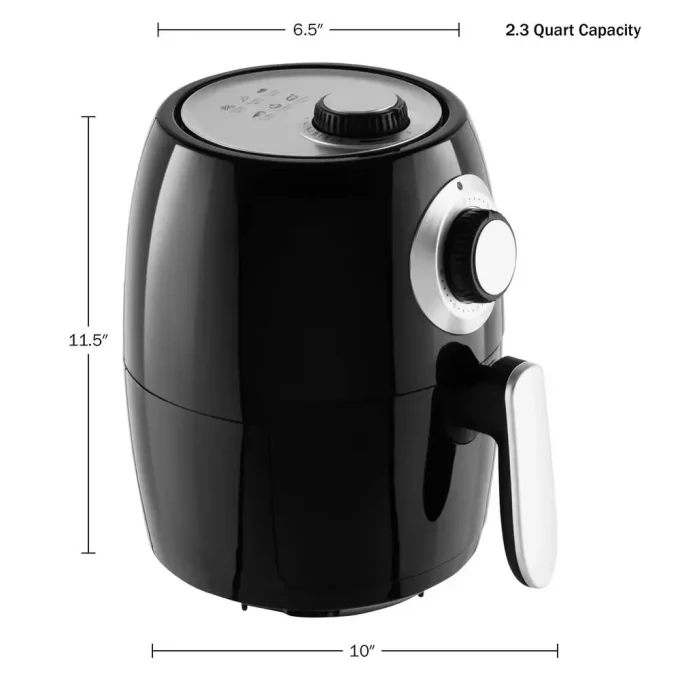 2.3-Quart Compact Air Fryer – Healthy & Versatile Cooking