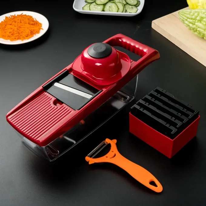 Multifunctional Vegetable Cutter & Chopper – Slicer, Peeler & Grater