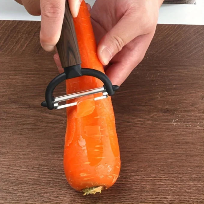 Stainless Steel Potato Peeler – Durable, Ergonomic Fruit & Veg Peeler