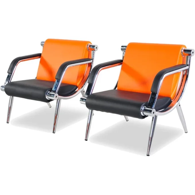 2-Seater Waiting Room Chair – PU Leather Office & Reception Seating