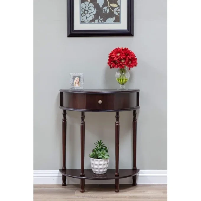 Home Furnishing End Table/Side Table – Espresso Finish