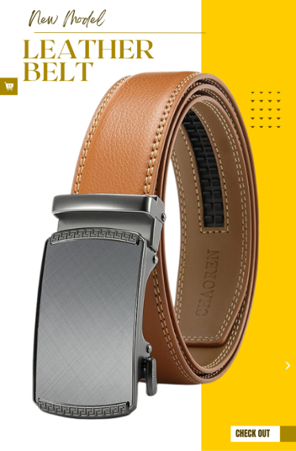 Genuine Leather Men's Belt