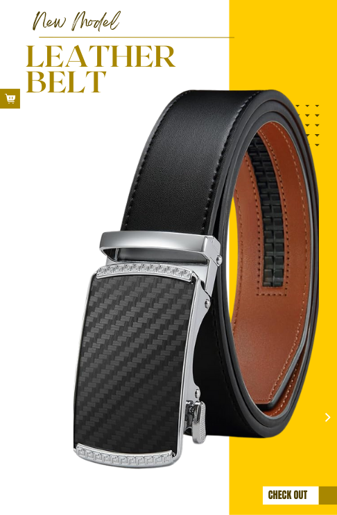 4 Men's Belt Stylish Formal - Image 1