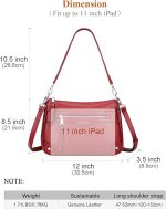 Leather Crossbody Bags for Women Small Hobo Purses Ladies Shoulder Bag - Image 2