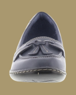 Clarks Women’s Ashland Bubble Casual Slip-On Shoes Navy - Image 3