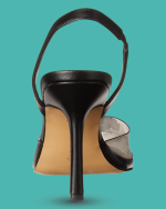 The Drop Women’s Klara Clean Pointed Toe Heels-Clear Black - Image 4