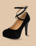 Fashion Vintage Women’s Small Bowtie Platform Pumps – Sexy High Heeled Shoes