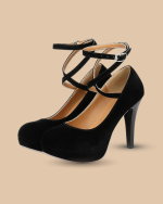 Fashion Vintage Women’s Small Bowtie Platform Pumps – Sexy High Heeled Shoes - Image 2