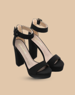 DREAM PAIRS Women's Platform Heel Sandals – Open Toe Ankle Strap Wedding & Party Dress Shoes - Image 4