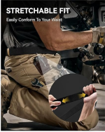 Men’s 1.5" Tactical Stretch Belt – Quick-Release Work Belt for EDC, Hiking & Casual Wear - Image 2