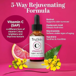 Serum vitamin c truskin – Brightening, Firming & Anti-Aging with Retinol, Niacinamide, Hyaluronic Acid & Squalane – 1 fl oz - Image 3