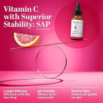 Serum vitamin c truskin – Brightening, Firming & Anti-Aging with Retinol, Niacinamide, Hyaluronic Acid & Squalane – 1 fl oz - Image 4