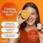 TruSkin Vitamin C Serum – Brightening & Hydrating Anti-Aging Formula, 2 Fl Oz - Image 3